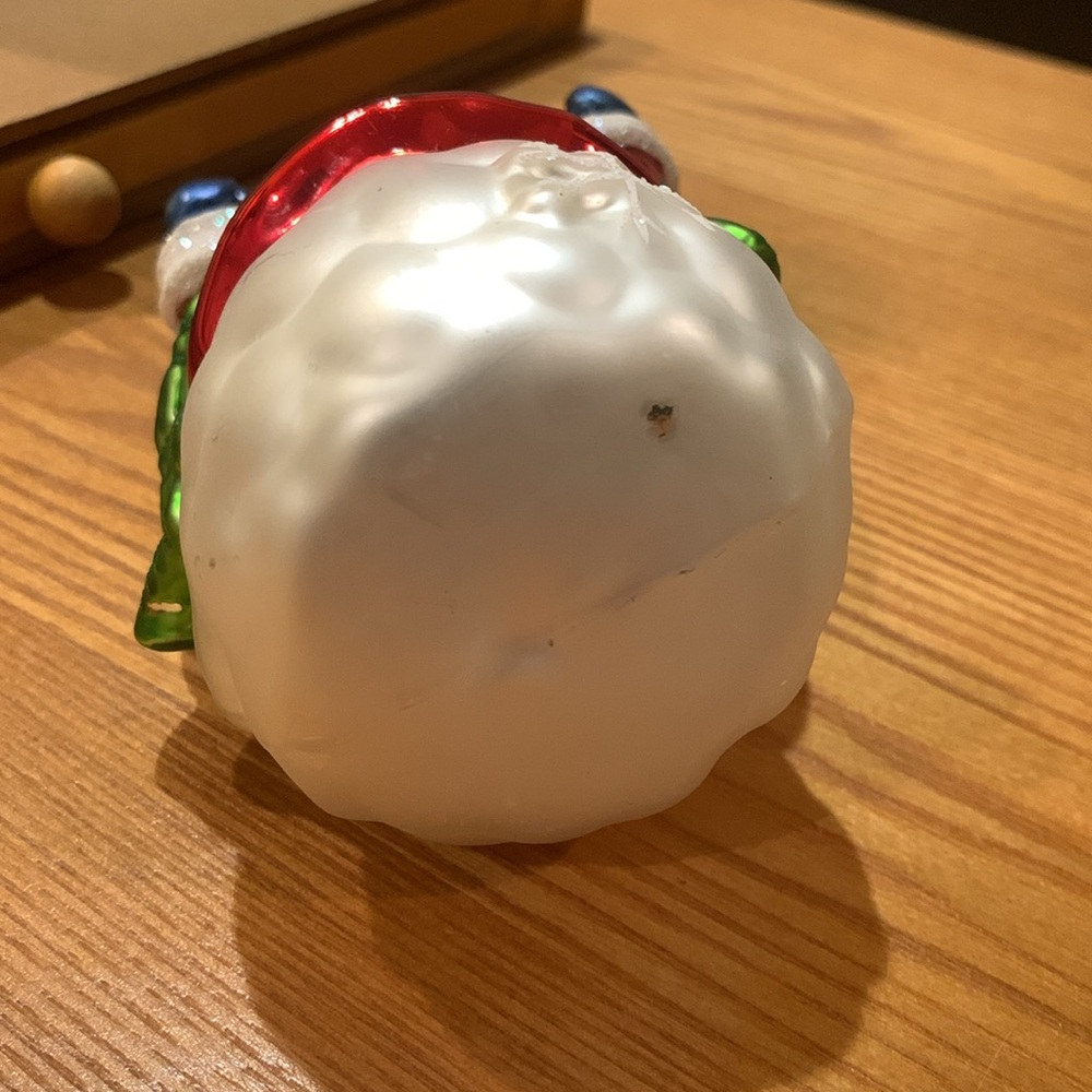 Snowman Glittery Xmas Ornament - Picture 5 of 5